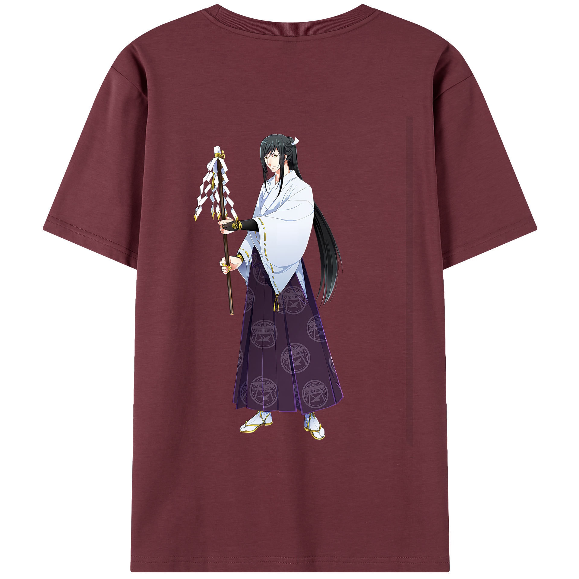 （画像用） 刀剣乱舞 Touken Ranbu 綿100％半袖Tシャツ（背面プリント）